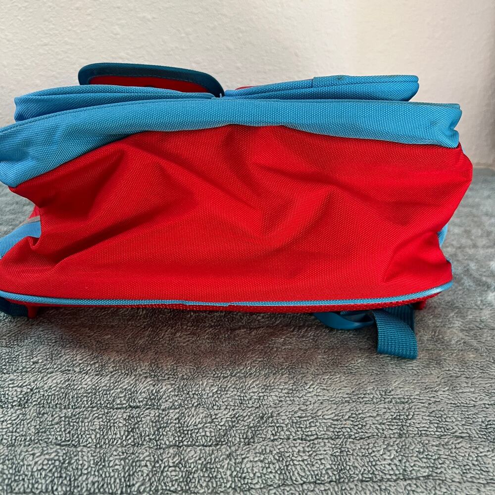 Kids Gaming Backpack Nintendo Switch Style Red Blue School Bag - Picture 7 of 13